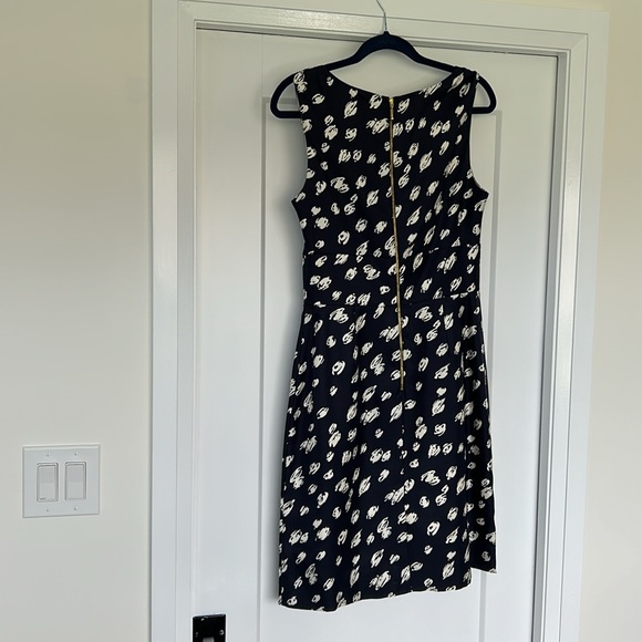 NWOT Kate Spade silky navy dress - Picture 3 of 4